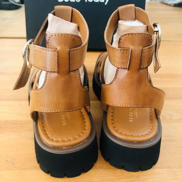 Women's Platform Sandals, Fisherman Sandals Casual Open Toe Lightweight Fashion - Picture 4 of 16